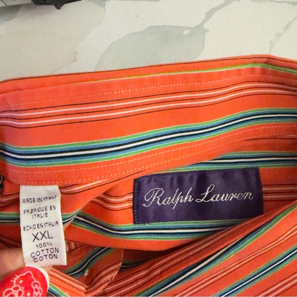 Ralph Lauren Purple Label Button up shirt size XXL - Picture 6 of 10
